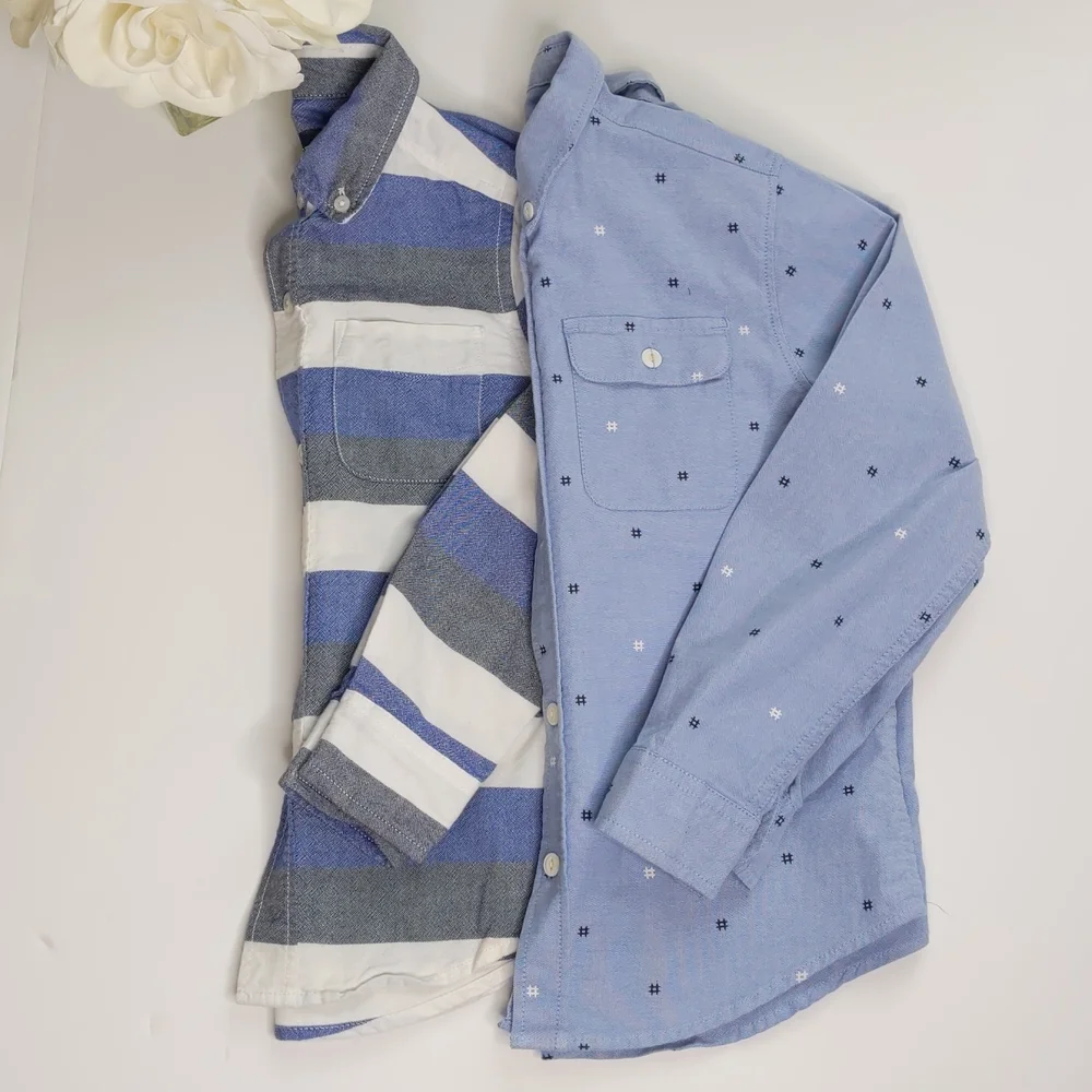 Children's Place, Old Navy Collared Bundle Shirts Blue Size Small 5/6